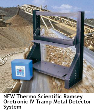 NEW Thermo Scientific Ramsey Oretronic IV Tramp Metal Detector System